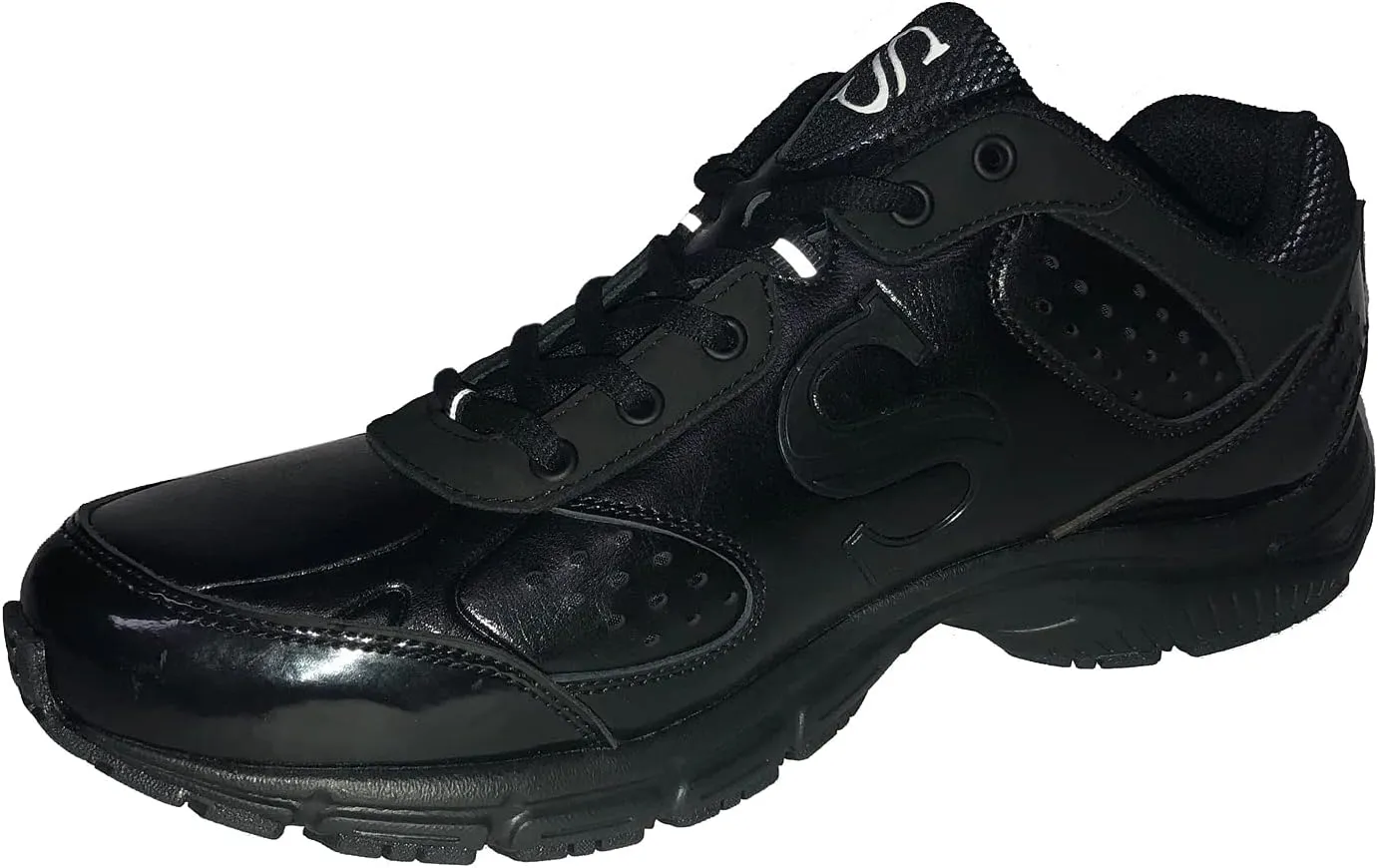 Smitty | BKS-SC1 | Black | Professional Official's Court Shoe | Basketball | Wrestling | Volleyball | Referee's Choice! (12)