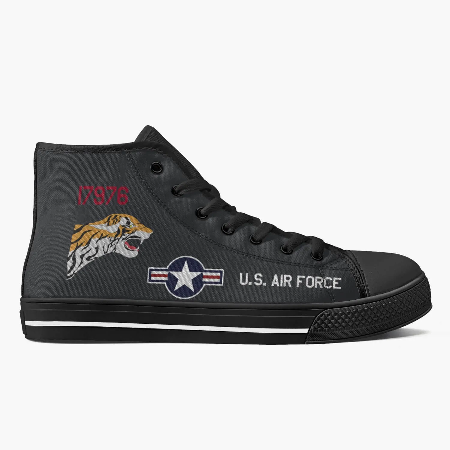 SR-71 "Blackbird" (61-7976) High Top Canvas Shoes