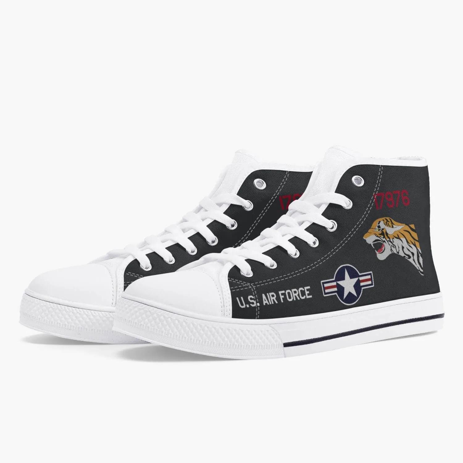 SR-71 "Blackbird" (61-7976) High Top Canvas Shoes