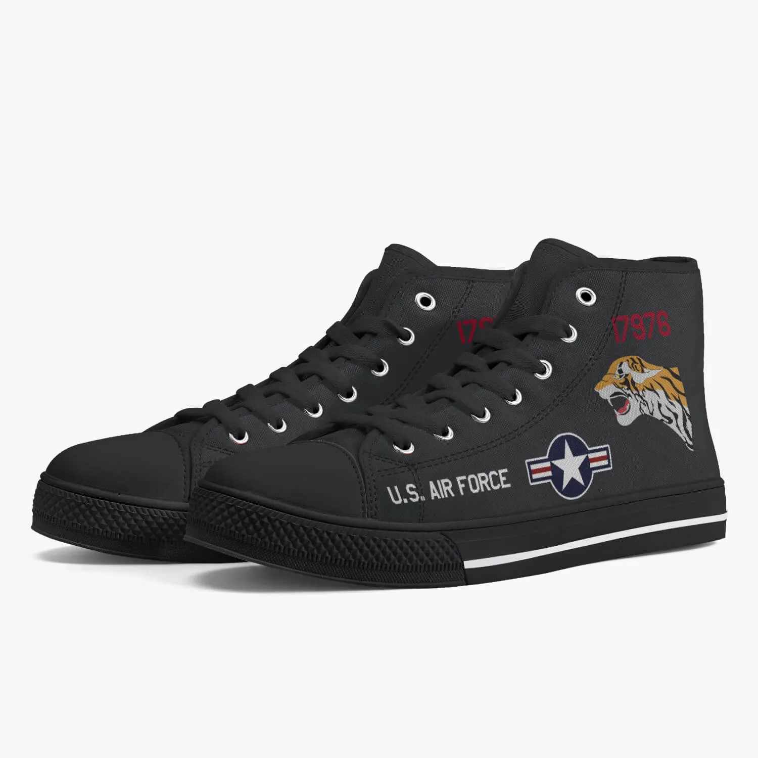 SR-71 "Blackbird" (61-7976) High Top Canvas Shoes