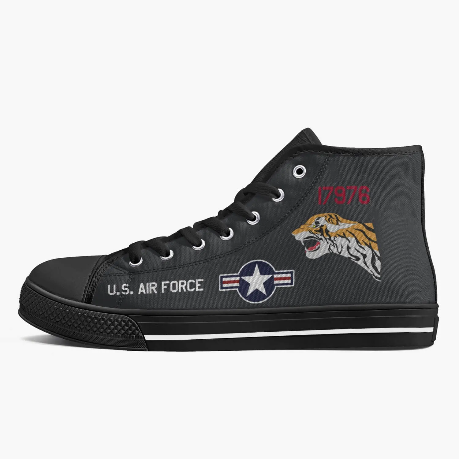 SR-71 "Blackbird" (61-7976) High Top Canvas Shoes