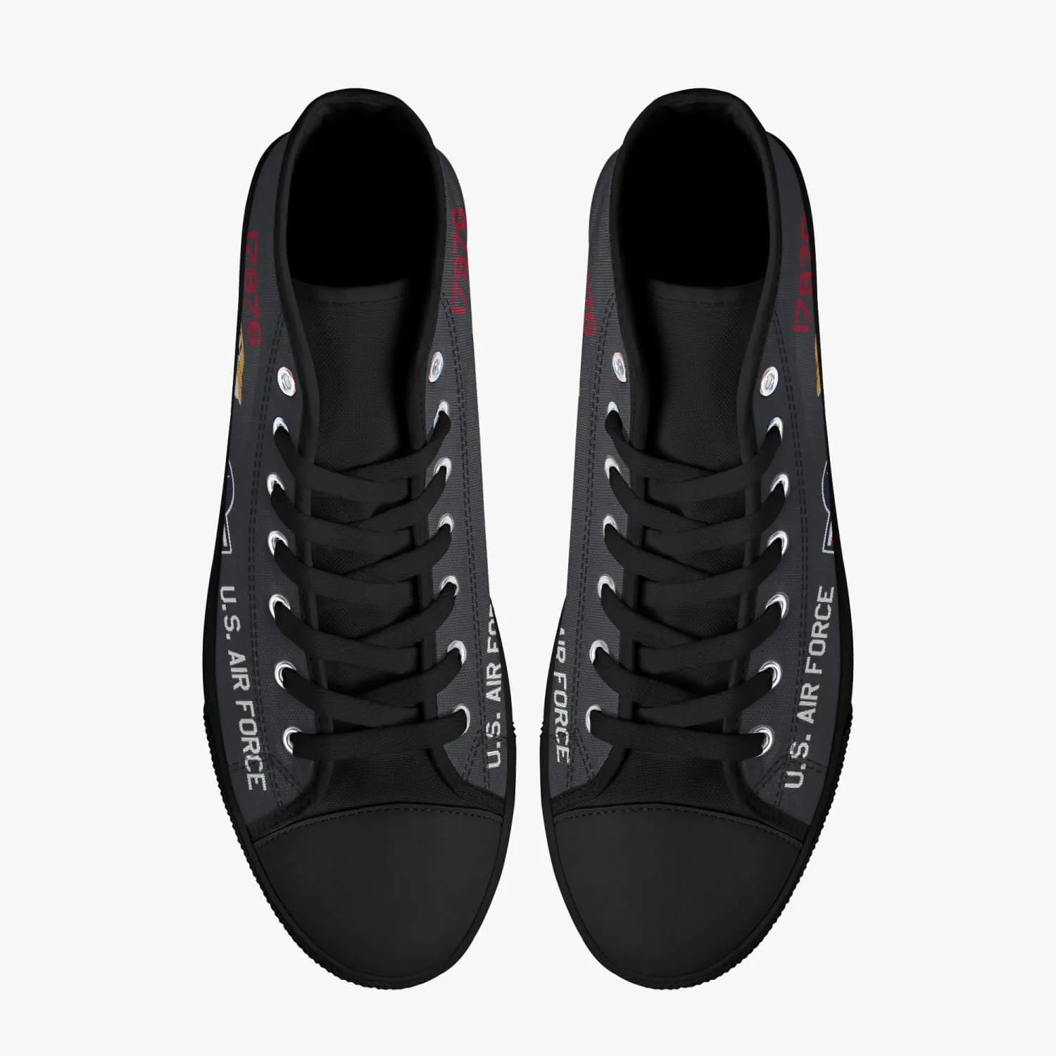 SR-71 "Blackbird" (61-7976) High Top Canvas Shoes