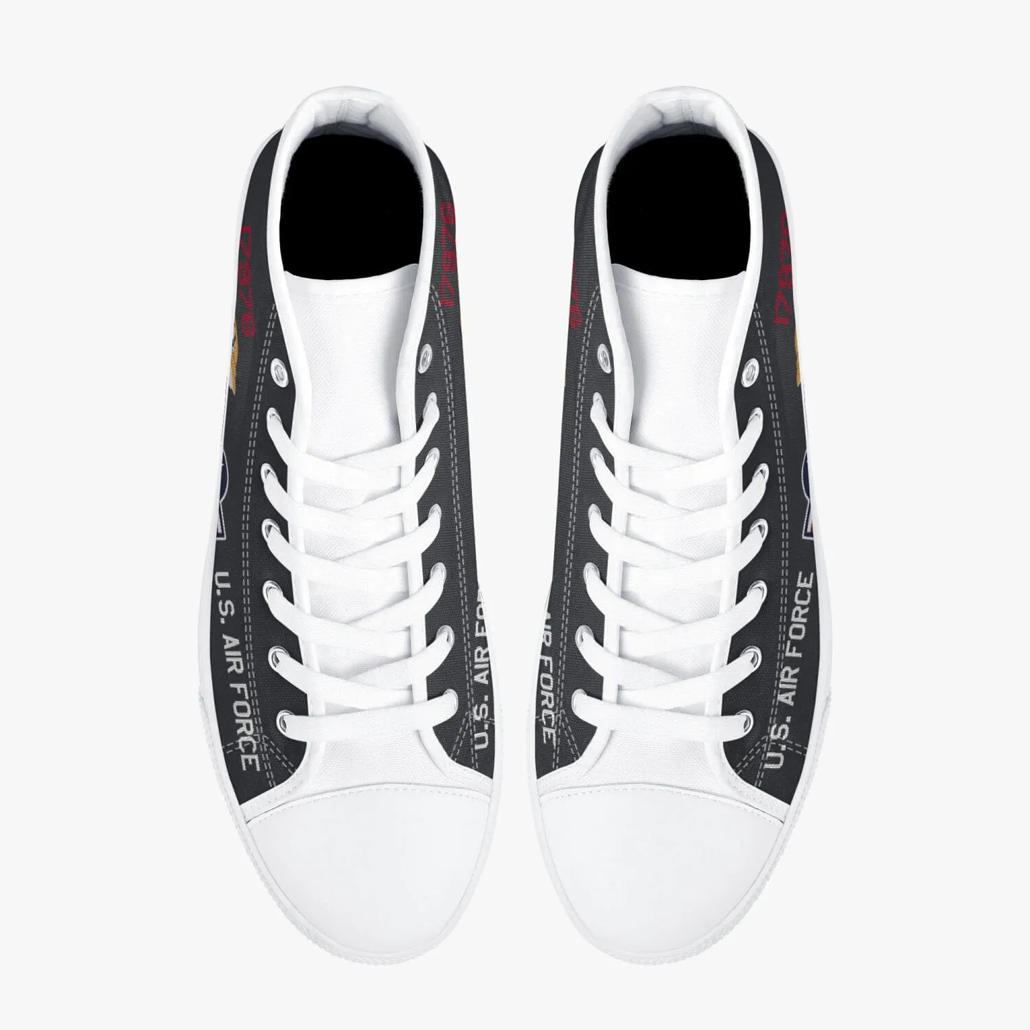 SR-71 "Blackbird" (61-7976) High Top Canvas Shoes