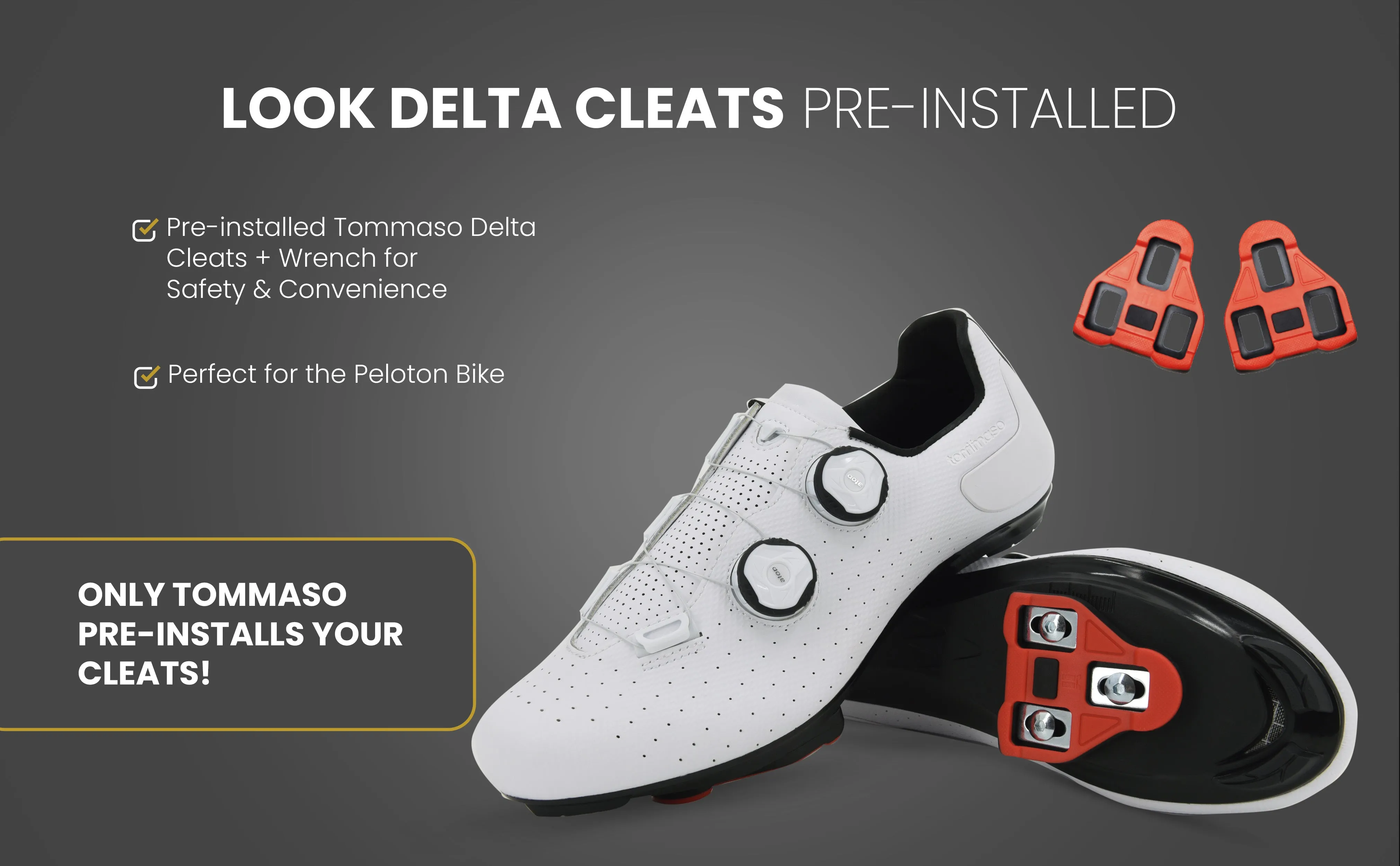 Strada Elite Duale - Peloton / Delta Cleats Included