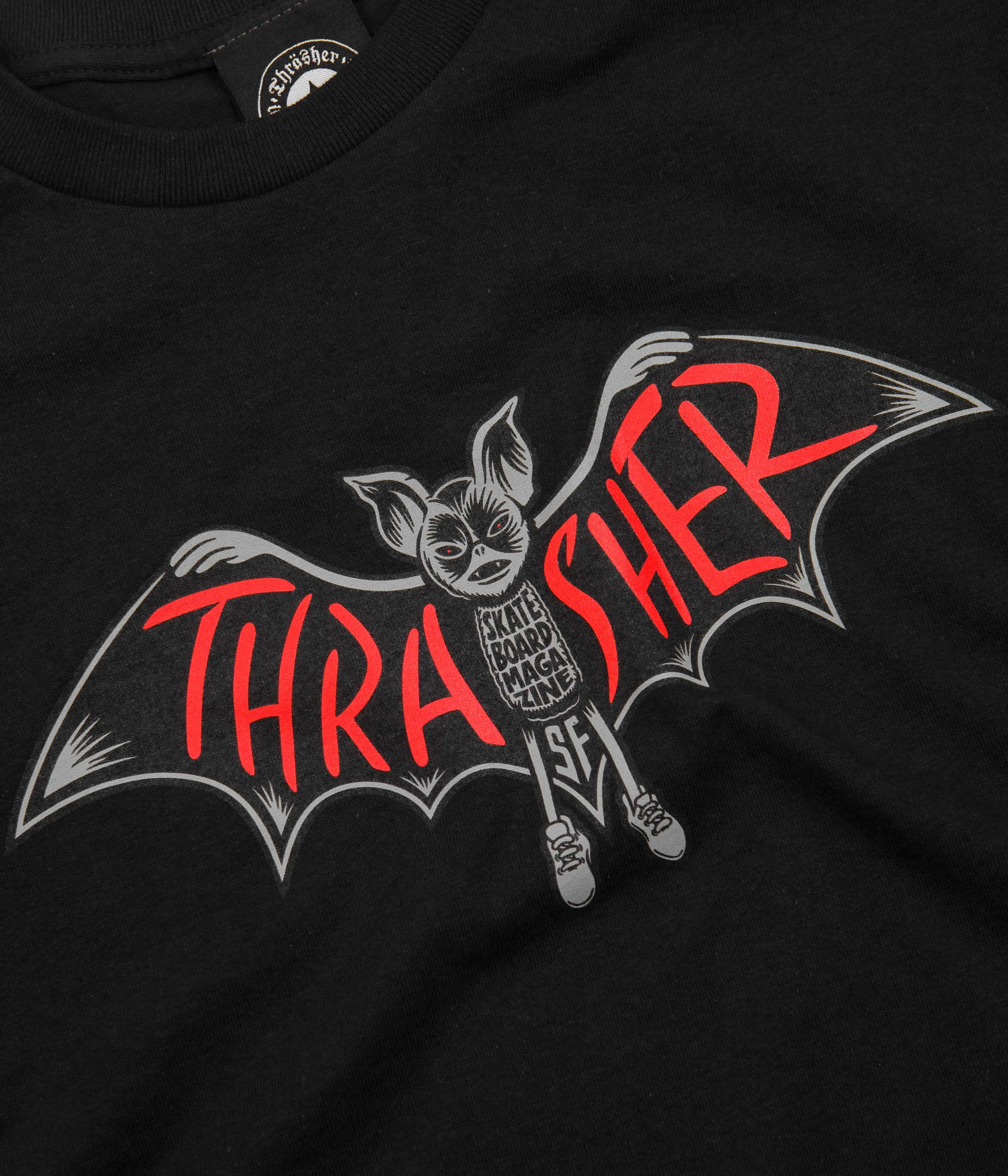Thrasher Bat T-Shirt - Black