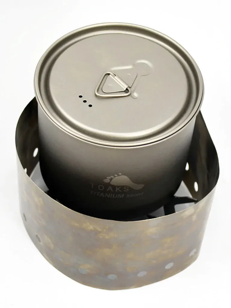 TOAKS Ultralight Titanium Solid Fuel Cook System
