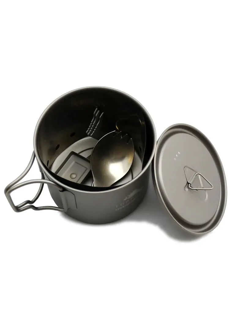 TOAKS Ultralight Titanium Solid Fuel Cook System