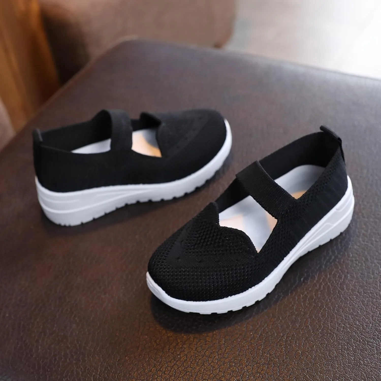 Toddler Toe Box Shoes Toddler Shoes Boy Girl Sneakers Running Tennis Mesh Casual Slip On