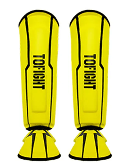 TOFIGHT MUAY THAI BOXING MMA SPARRING SHIN GUARD PROTECTOR JUNIOR Size S / M 3 Colours