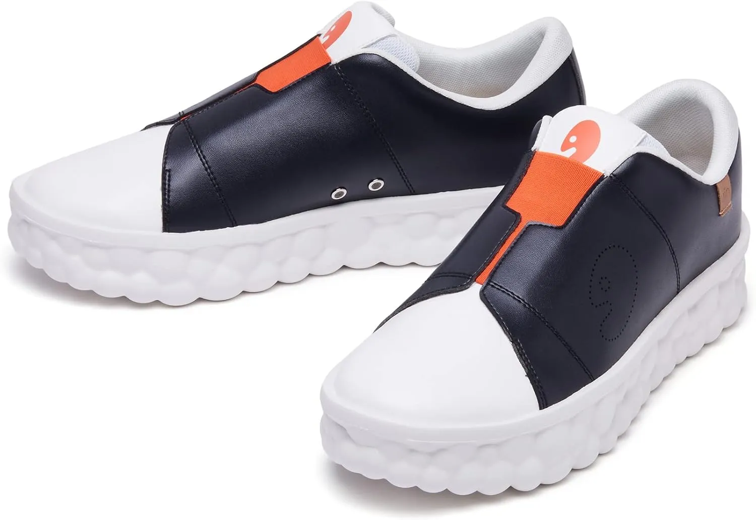 UIN Women's Fashion Sneakers Lightweight Walking Casual Slip Ons Art Painted Athletic Travel Skate Shoes Las Ramblas