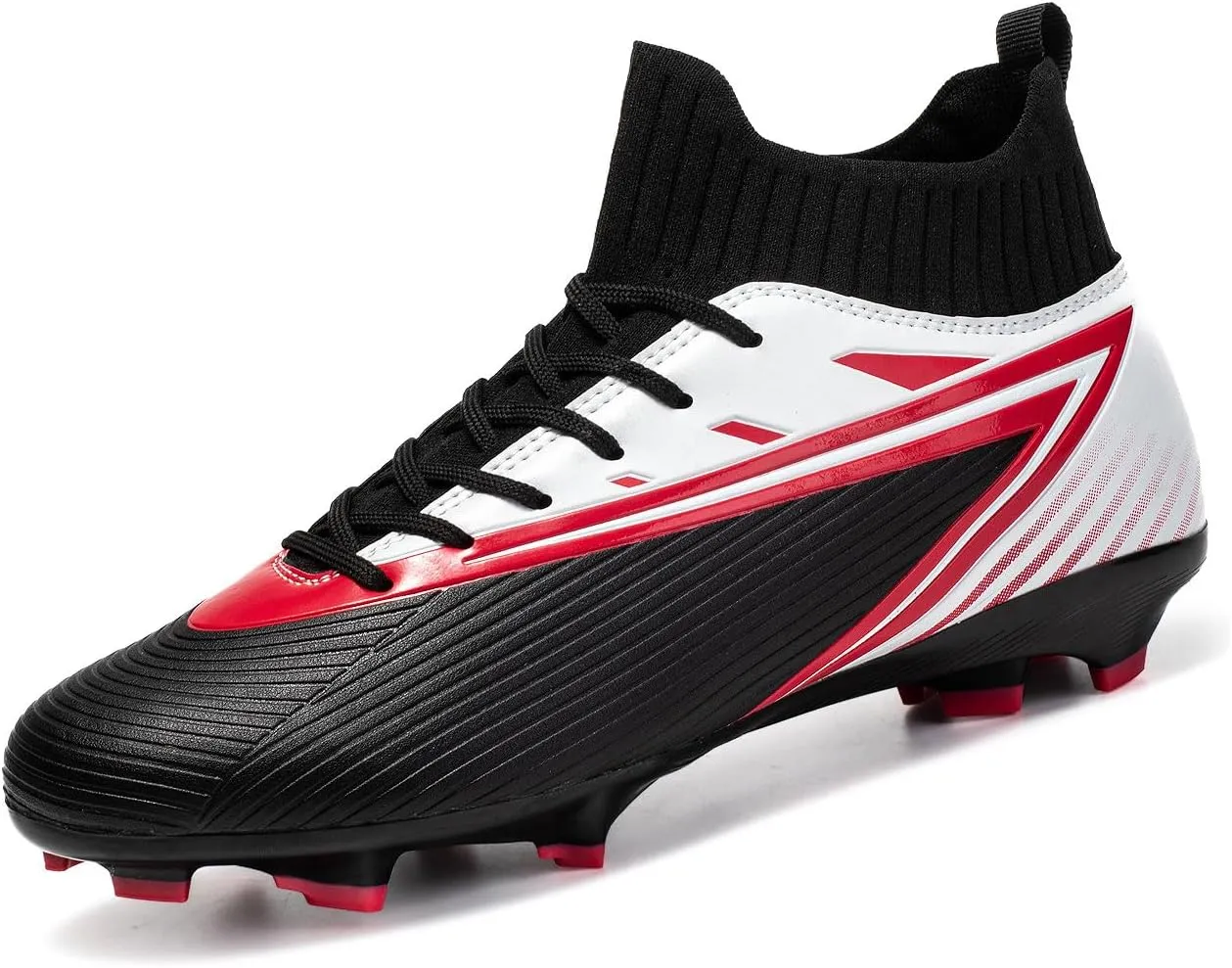 Unisex's Fashion Sports High-Top FG Trainers Cleats Football Sneakers Long Studs AG Soccer Shoes