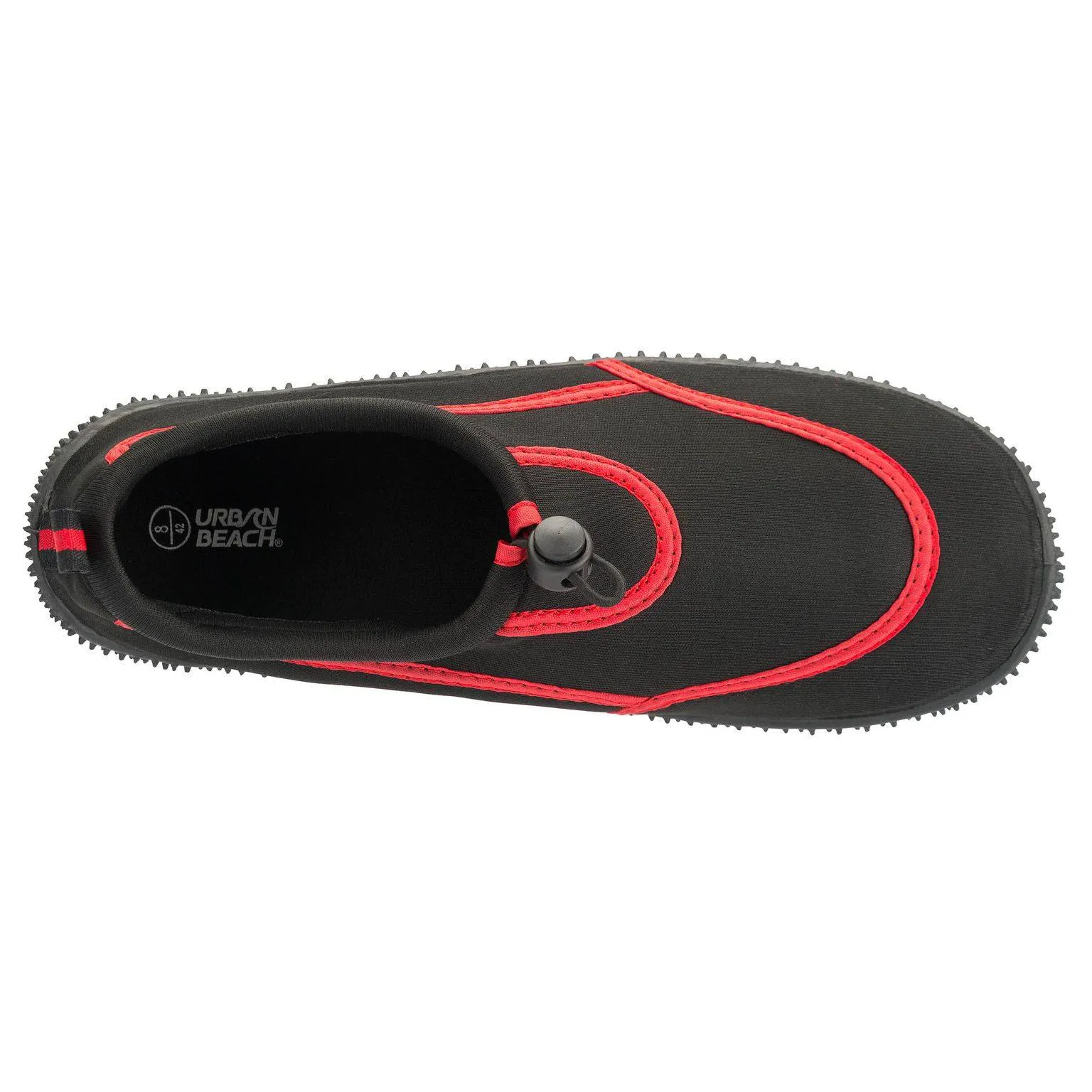 Urban Beach Mens Toggle Aqua Shoe FWR1126 -BLACK/RED (6 - 11)