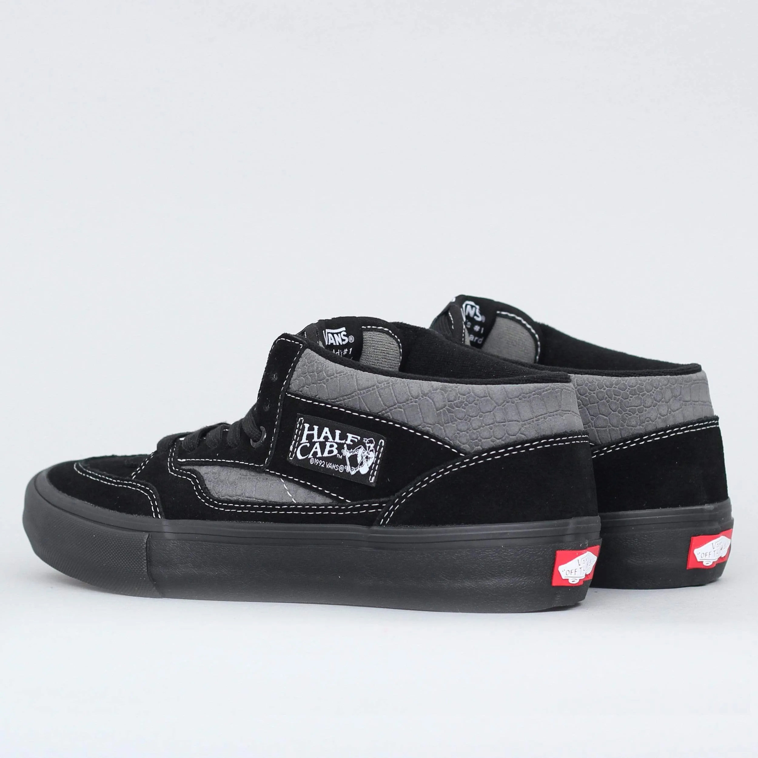 Vans Half Cab Pro '92 Shoes (Croc) Black / Pewter