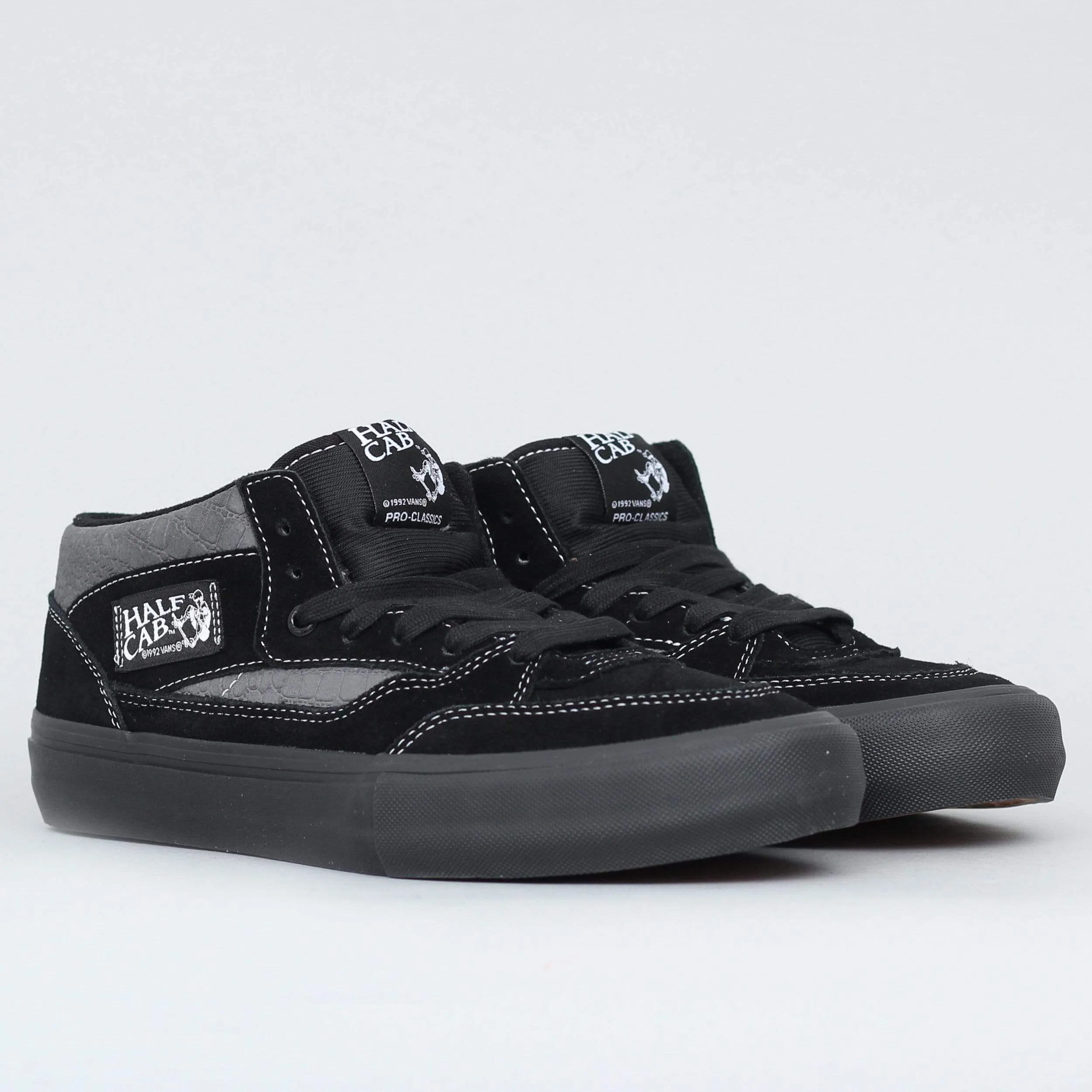 Vans Half Cab Pro '92 Shoes (Croc) Black / Pewter