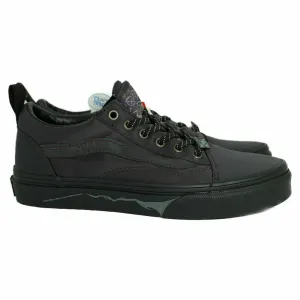 Vans Old Skool VN0A3QPGV0F1 Youth Kids Elastic Black Preschool Shoes FB336