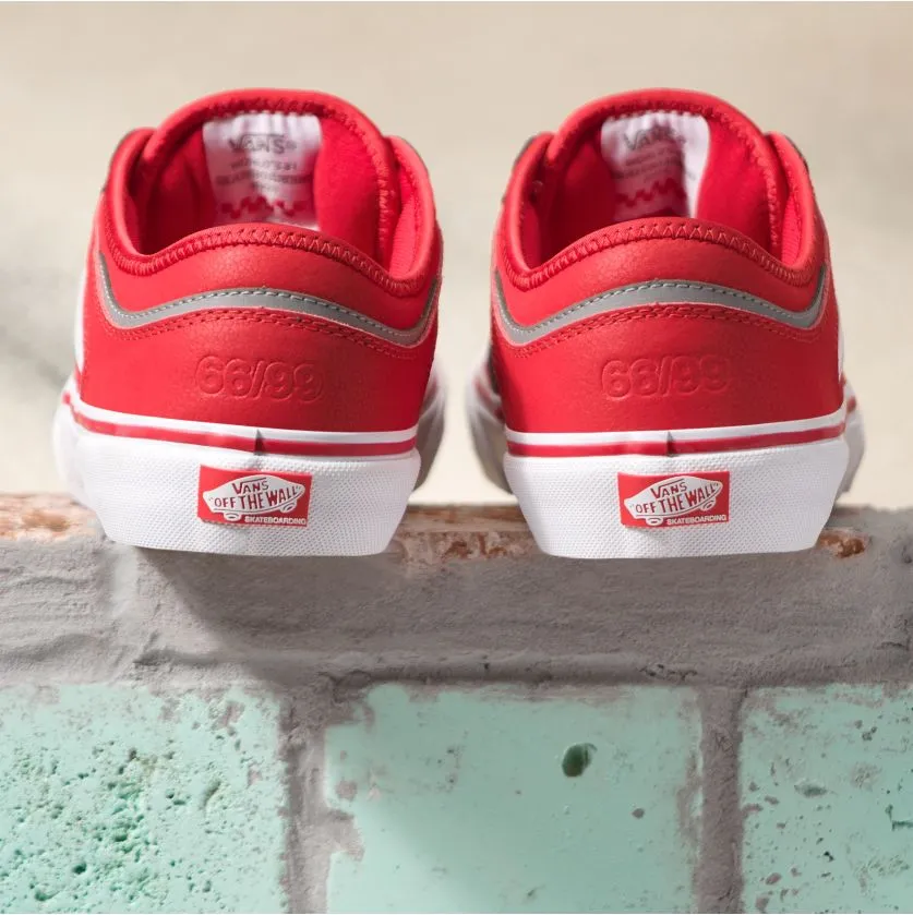 Vans Rowley Skateboard Shoe - Racing Red/White