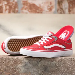 Vans Rowley Skateboard Shoe - Racing Red/White