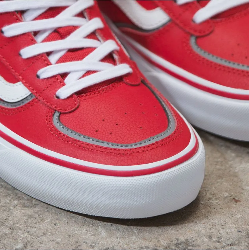 Vans Rowley Skateboard Shoe - Racing Red/White