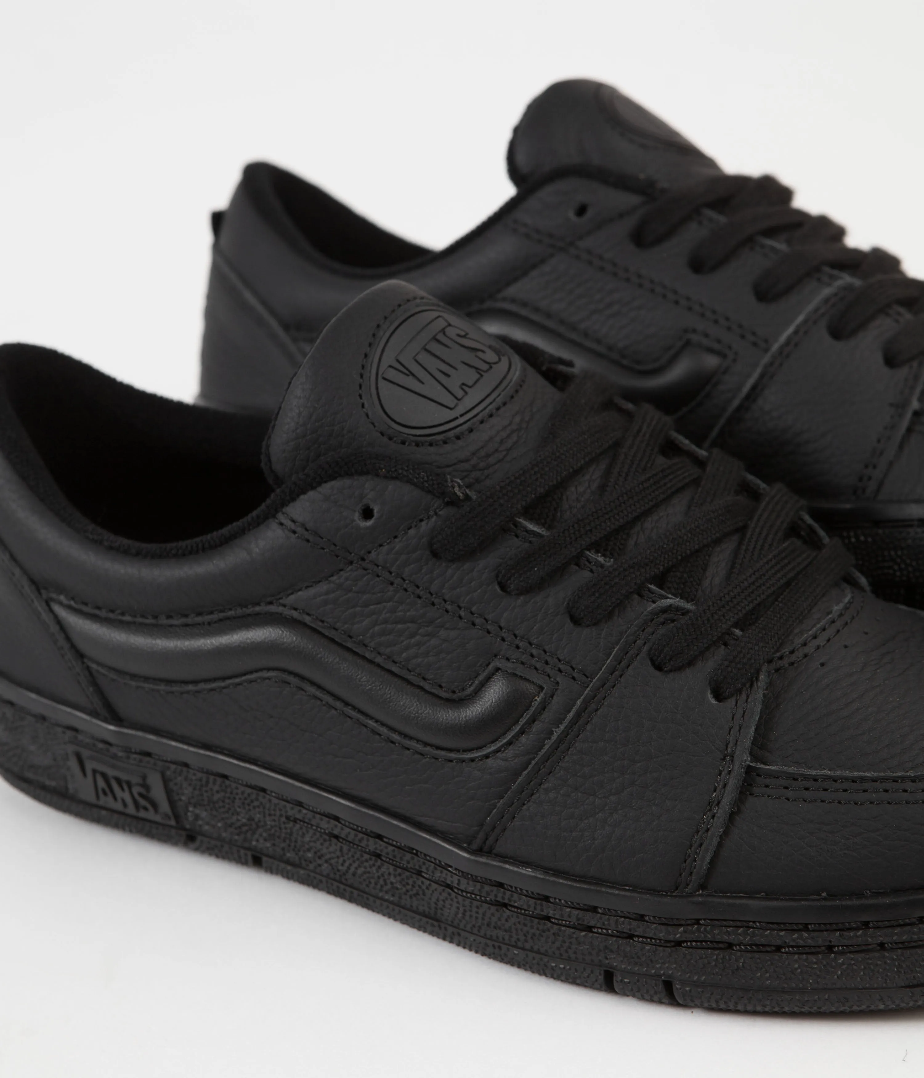 Vans Skate Fairlane Shoes - (Leather) Black