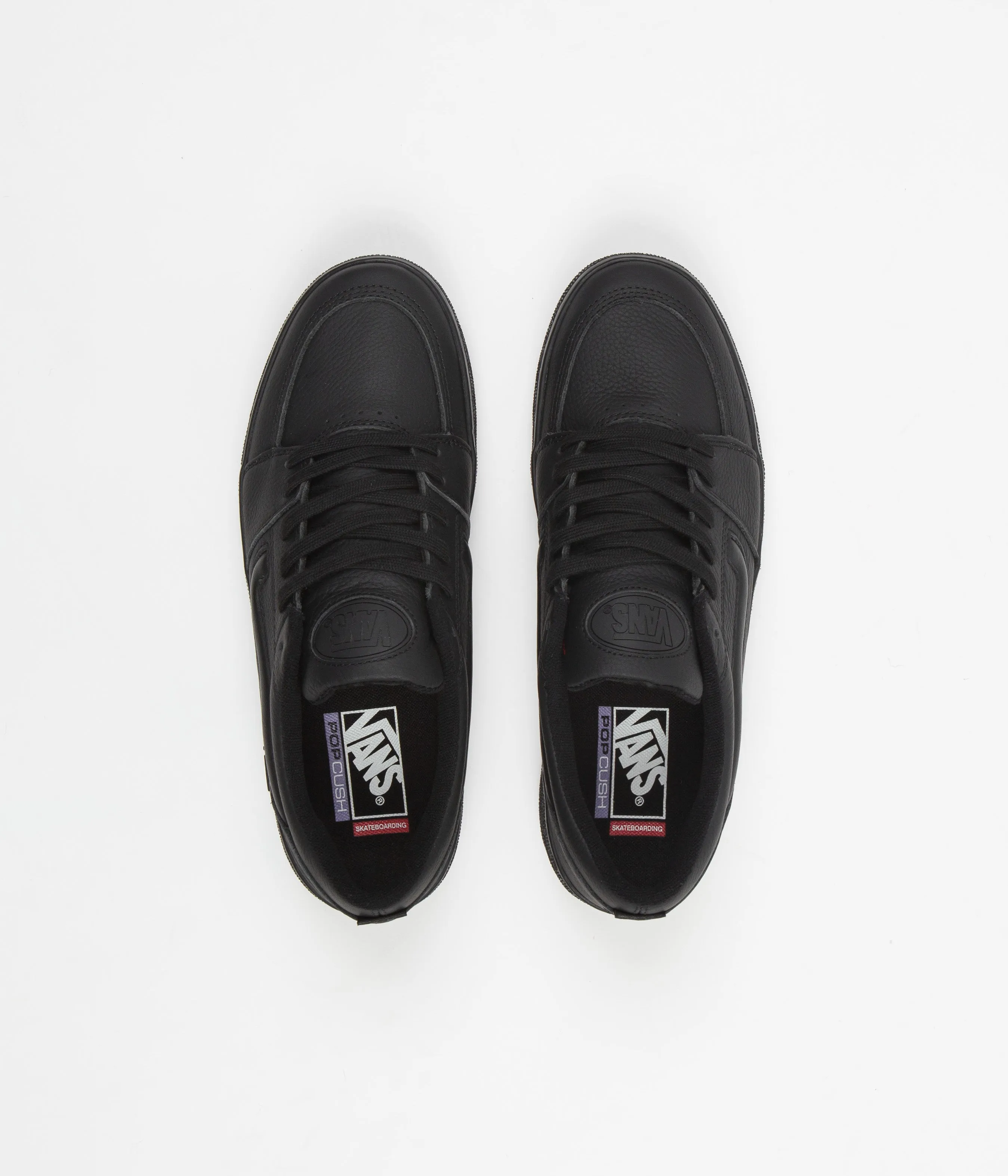 Vans Skate Fairlane Shoes - (Leather) Black