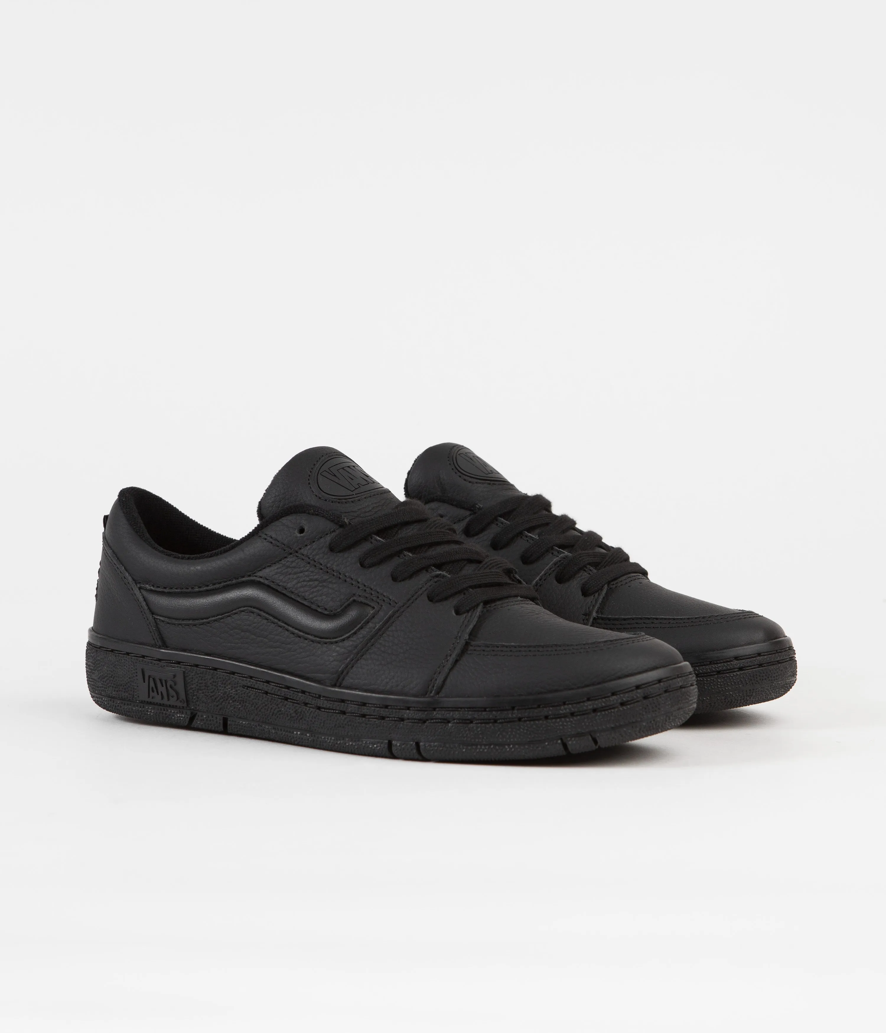 Vans Skate Fairlane Shoes - (Leather) Black