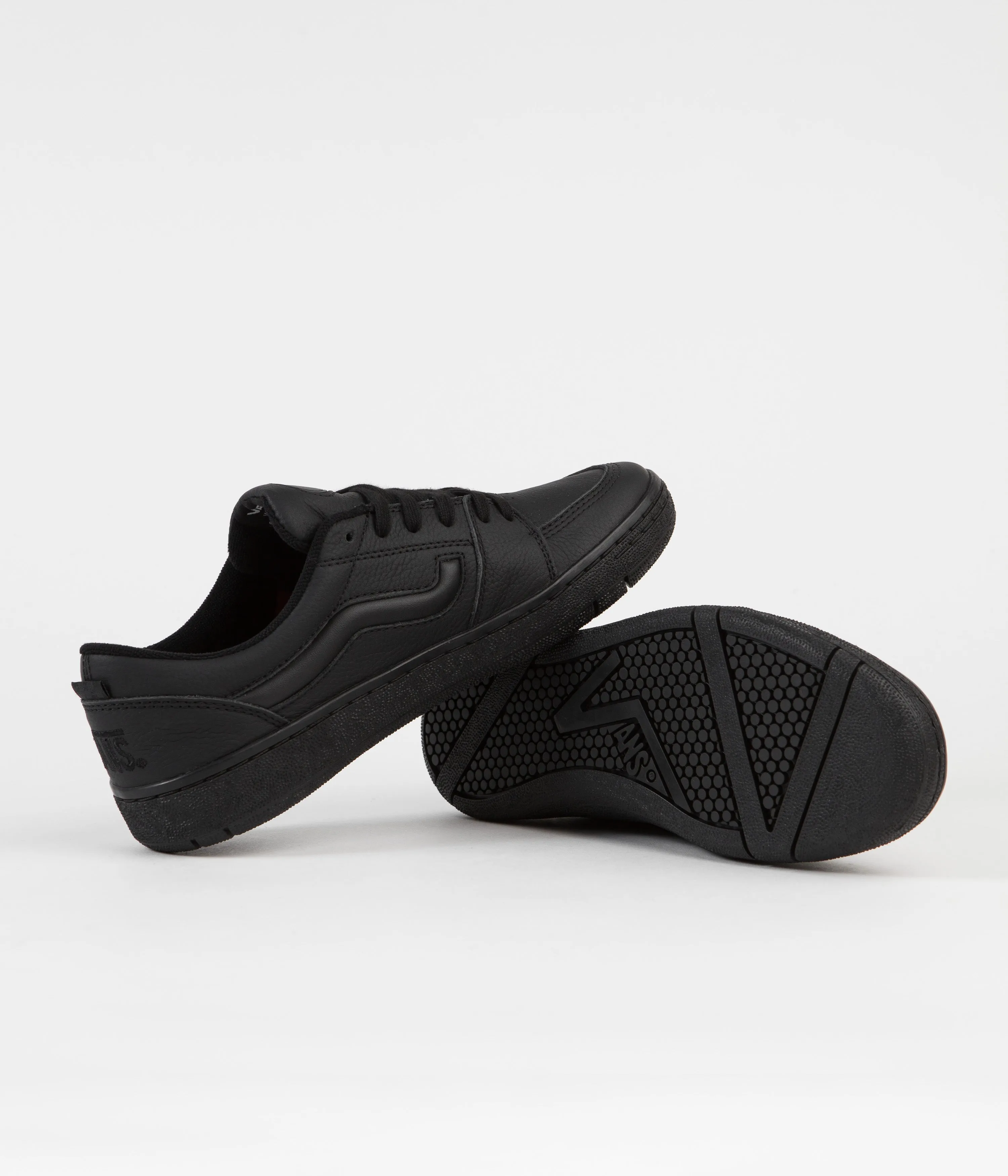 Vans Skate Fairlane Shoes - (Leather) Black