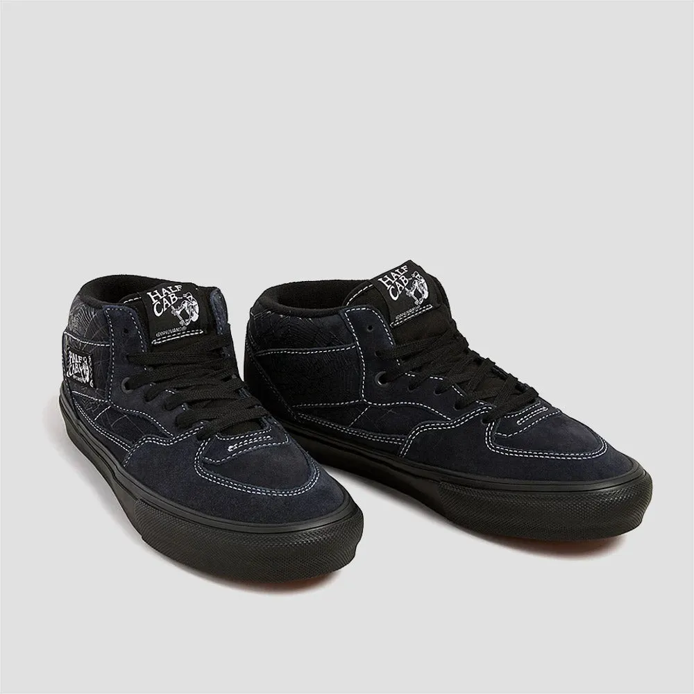 Vans Skate Half Cab Web Skate Shoes Dark Grey Black