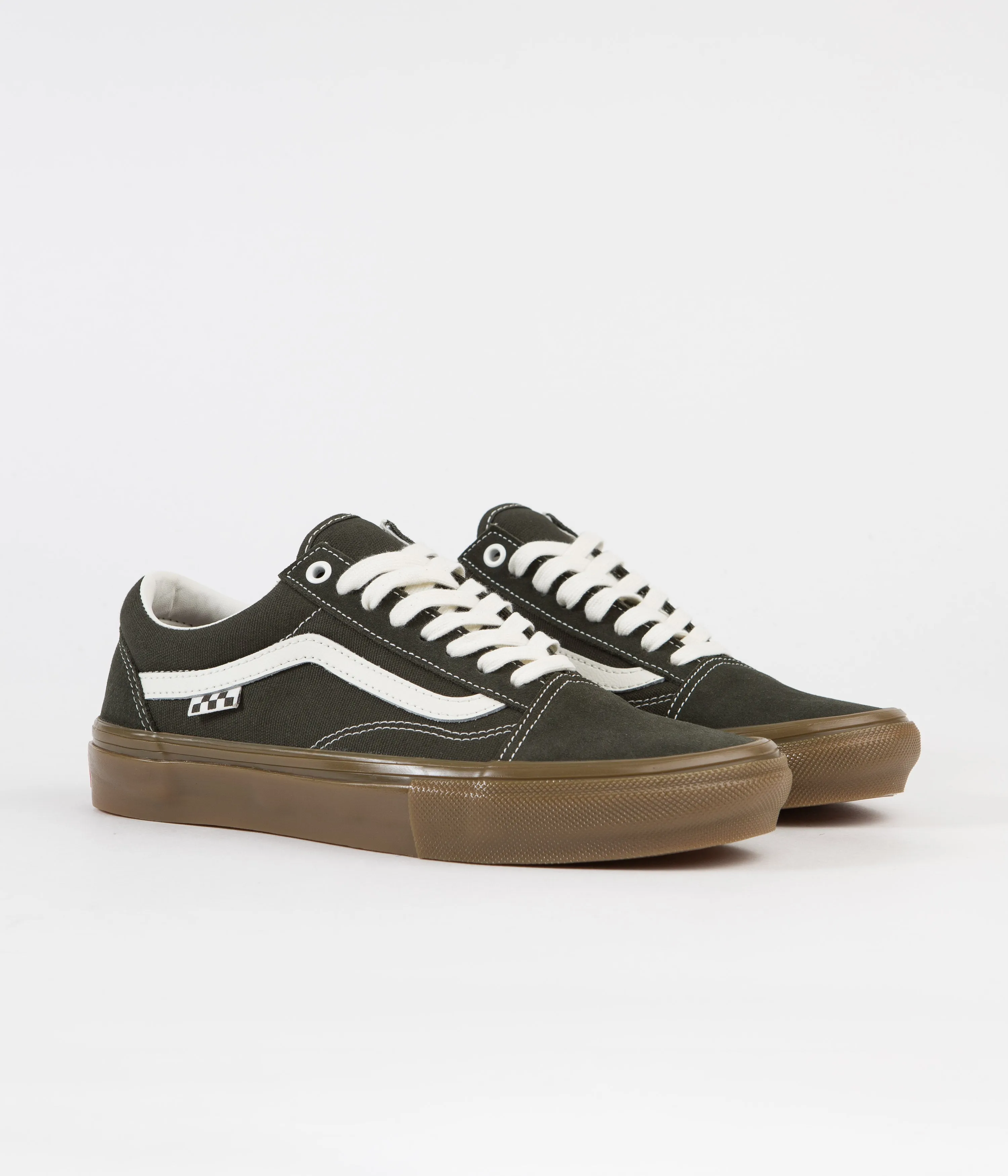 Vans Skate Old Skool Shoes - Forest Night / Gum