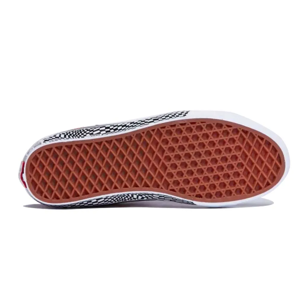 Vans Skate Sk8-Hi Reissue Grosso '84 Shoes - Black/Red Checker