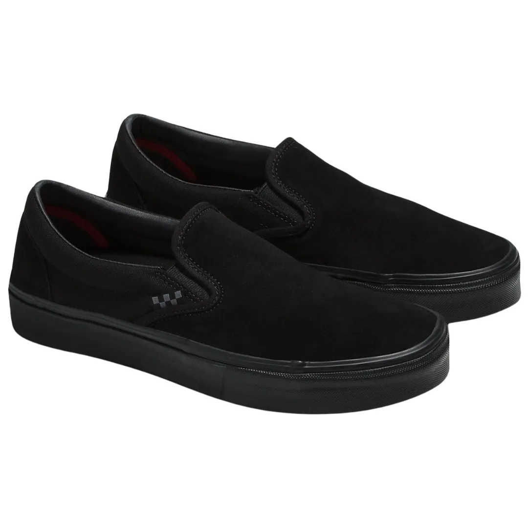 Vans Skate Slip-On Black / Black Skate Shoes