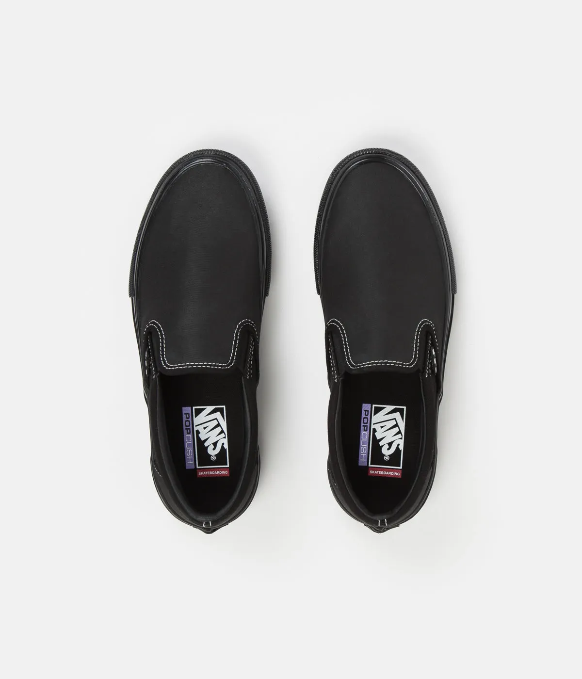 Vans Skate Slip-On Shoes - (TecTuff) Black