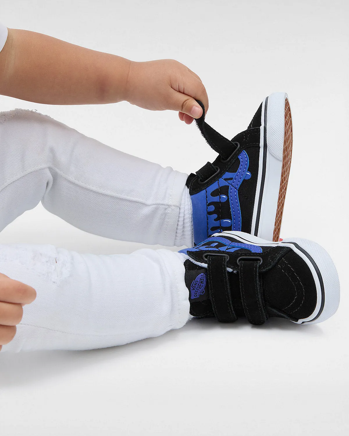 VANS Toddler Sk8-Mid Reissue V Trainers - Black / Blue