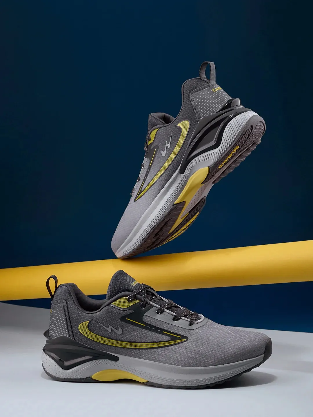 VESPER Grey Men's Running Shoes