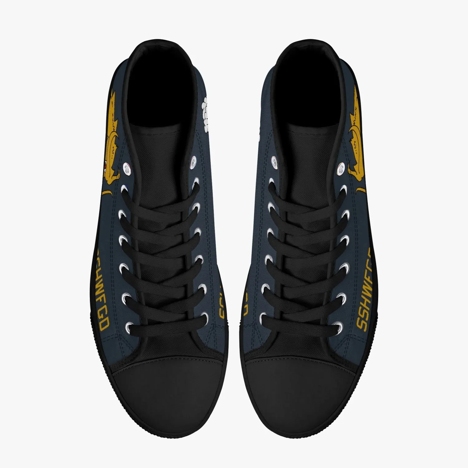 VFA-192 "Golden Dragons" High Top Canvas Shoes