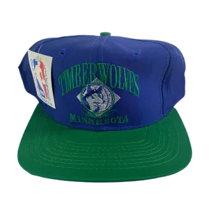 Vintage Minnesota Timberwolves "NBA" Signature Snapback Hat