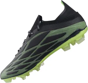 Vizari Provo FG Adult Soccer Cleats for Men & Women | Black/Lime Firm Ground Soccer Shoes | Wide Width Football Shoes for Outdoor Play | Transparent Studs Football Shoes for Better Traction