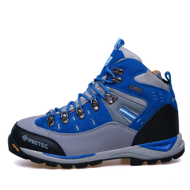Waterproof Hiking Shoes Men Cow Leather Trekking Hiking Boots Mountain Climbing Shoes Men Zapatillas Outdoor Hombre