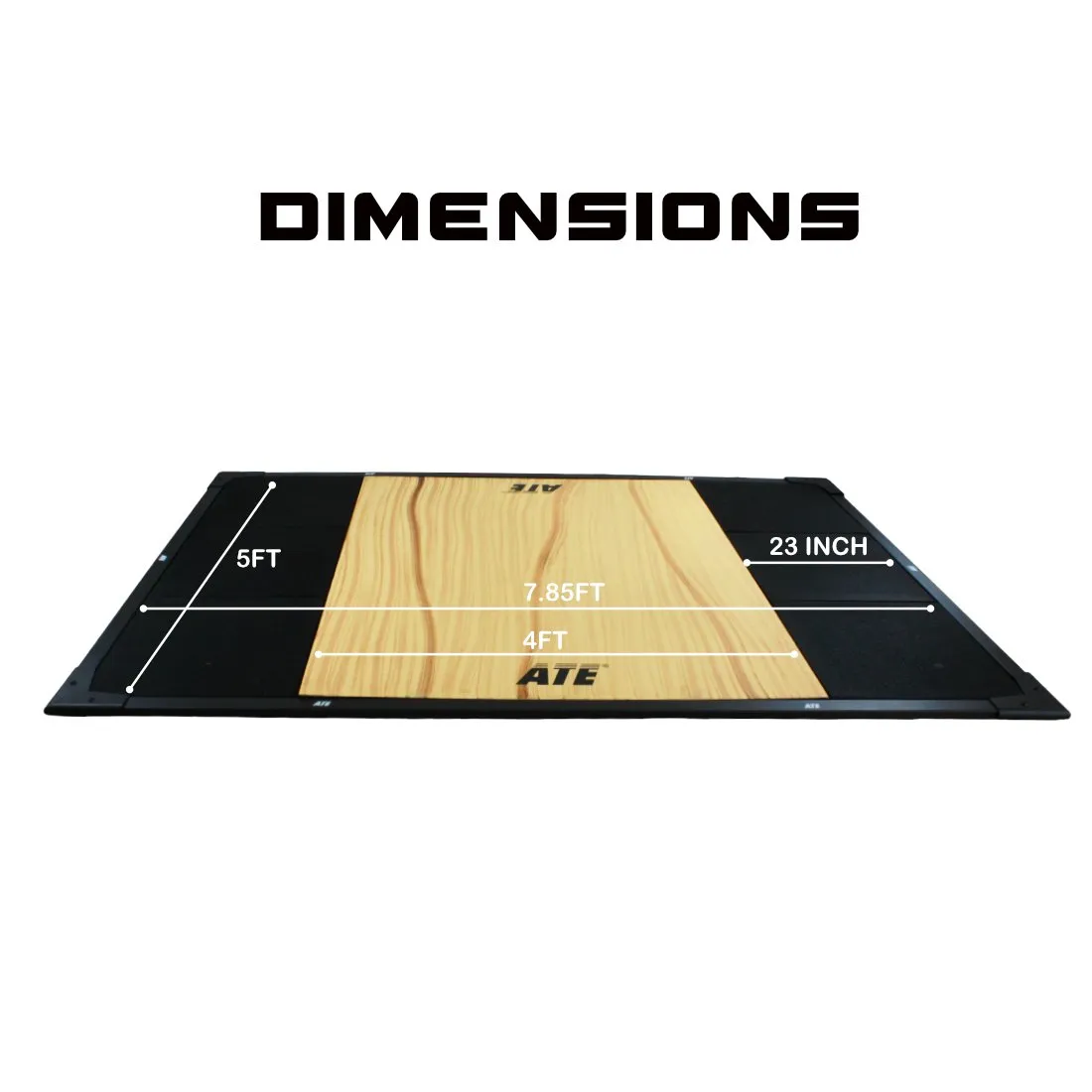Weightlifting Platform Basic (7.85 ft. x 5 ft. x 25mm)
