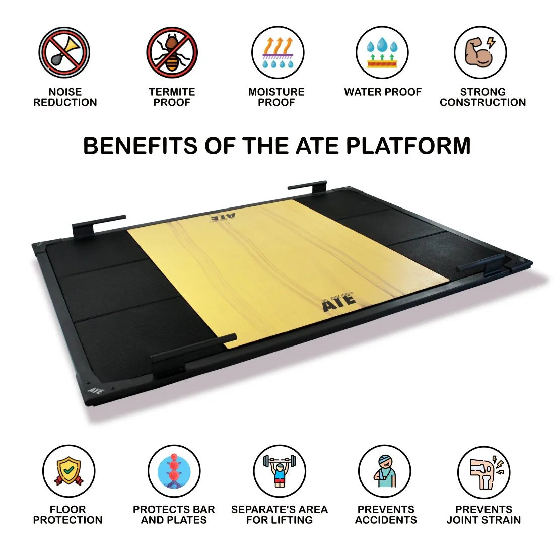 Weightlifting Platform Pro (7.85 ft. x 5 ft. x 35mm)