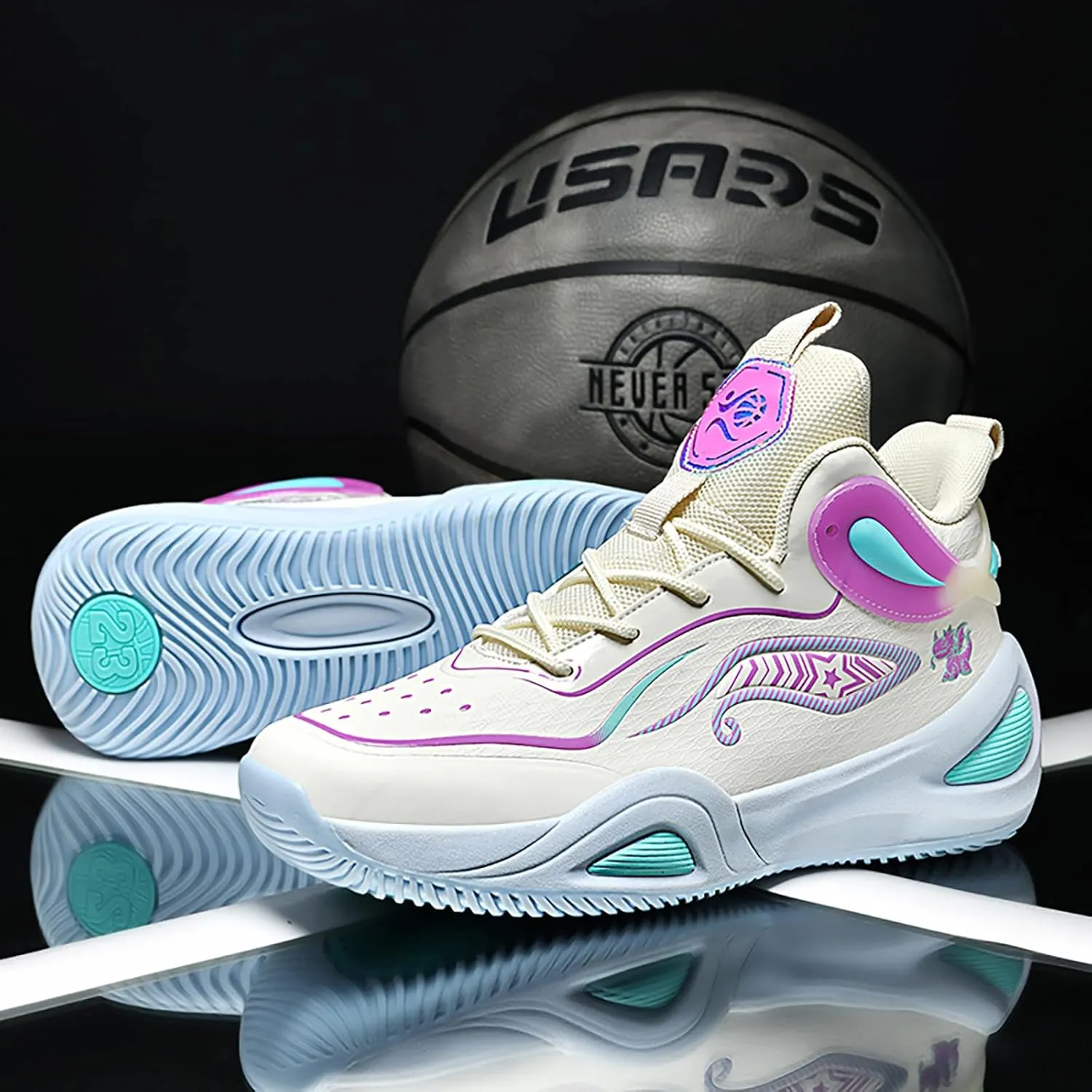Women Men Basketball Shoes Breathable Men Non Slip Outdoor Fashion Unisex Sneakers