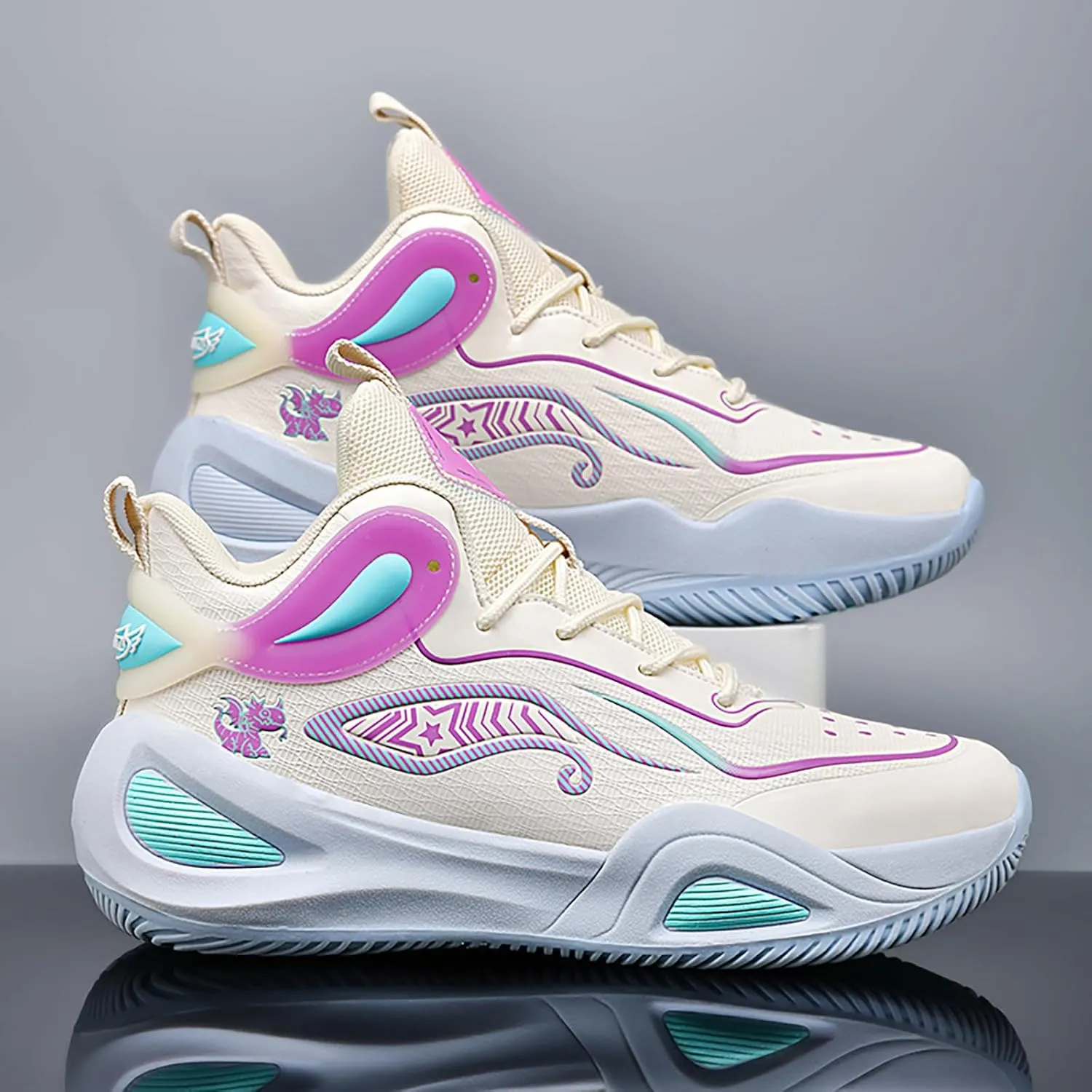Women Men Basketball Shoes Breathable Men Non Slip Outdoor Fashion Unisex Sneakers