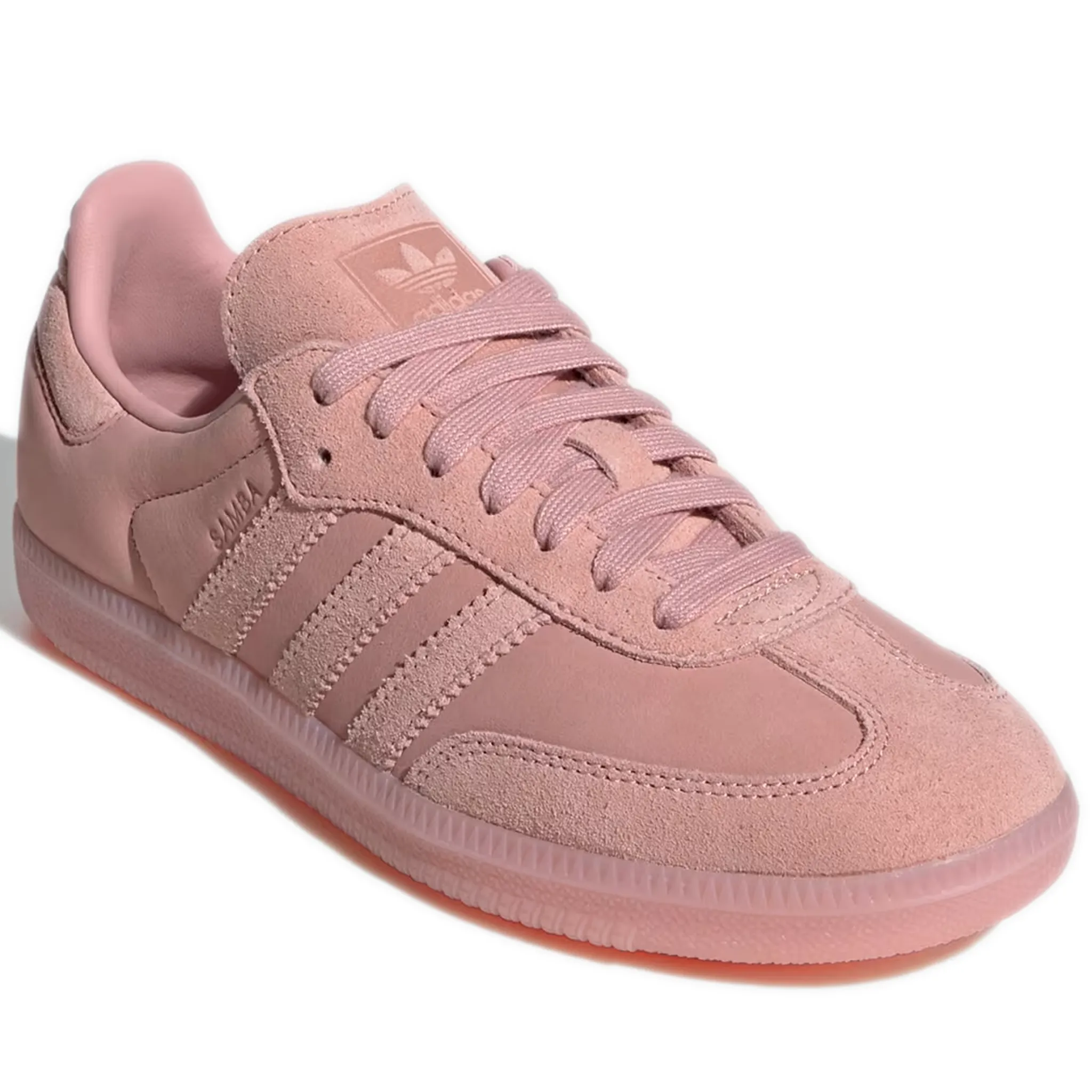 Women's Adidas Samba OG Shoes - Wonder Mauve / Wonder Mauve / Wonder Mauve