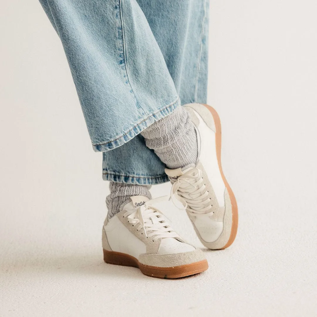 Womens - Clipper Sneaker - White