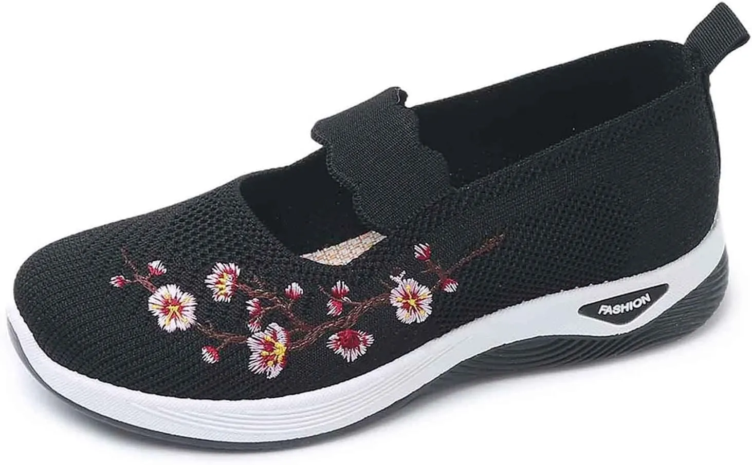 Women's Knitted Mesh Flat Loafers Slip-On Breathable Comfortable Low Top Sport Shoes Fashion Casual Basketball Shoes