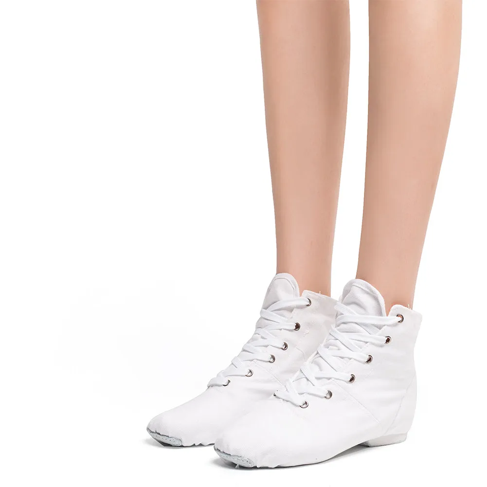 Women's Lace-up Jazz Dance Boots Halloween Pirate Boots Character Shoes