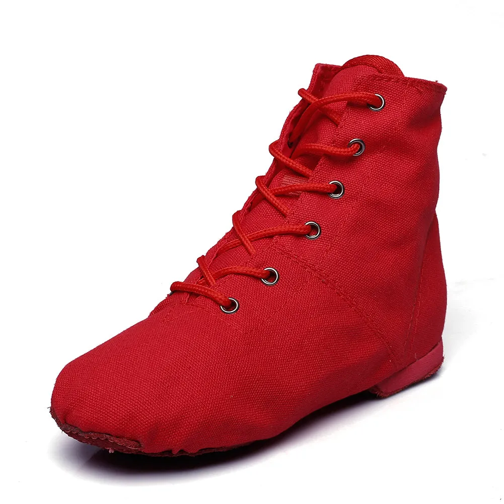 Women's Lace-up Jazz Dance Boots Halloween Pirate Boots Character Shoes