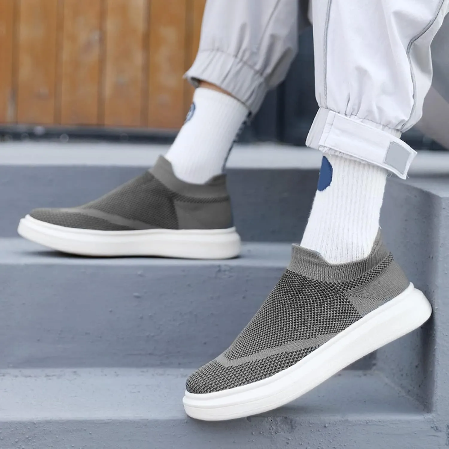 Womens Lightweight Slip On Loafers Casual Walking Shoes Comfortable Canvas Sneakers Non Slip Flat Flats