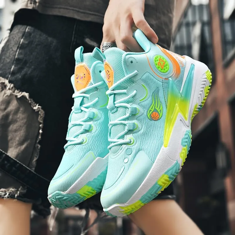 Womens Mens Basketball Shoes Lightweight Fashion Breathable Comfortable Non Slip Sport Indoor Outdoor Volleyball Sneakers for Unisex