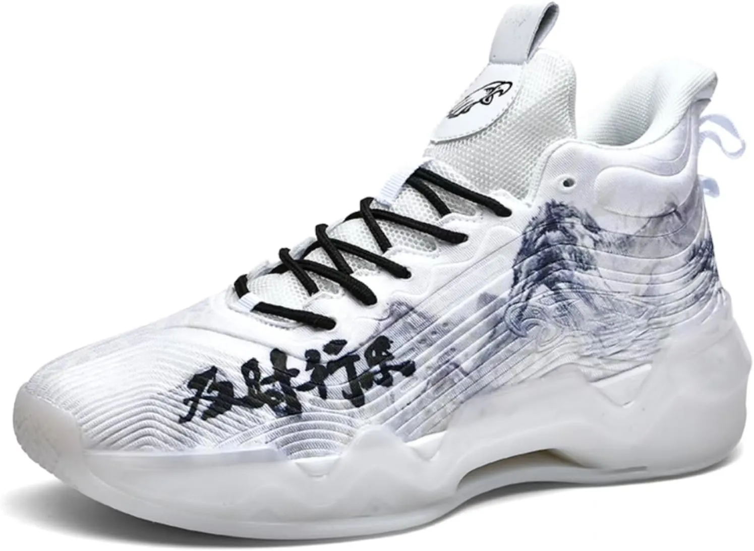 Womens Noctilucent Colorful Painting Basketball Shoes Casual Fashion High Top Lace Up Running Sneakers Tennis Outdoor Sport Shoes