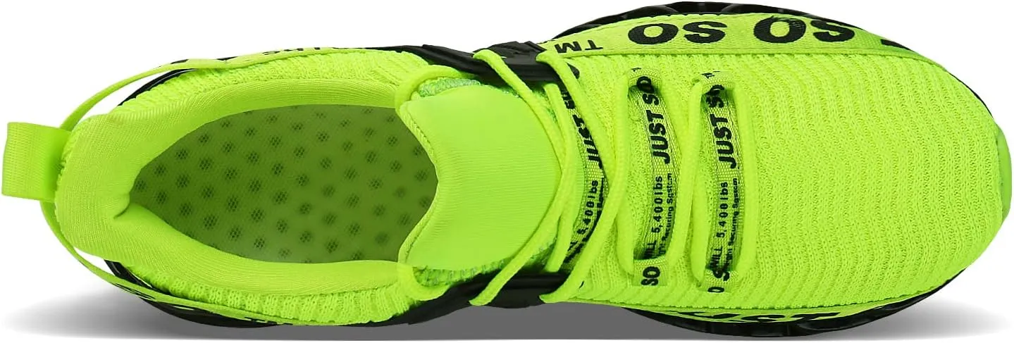 WONESION Mens Breathable Walking Tennis Running Shoes Blade Fashion Sneakers